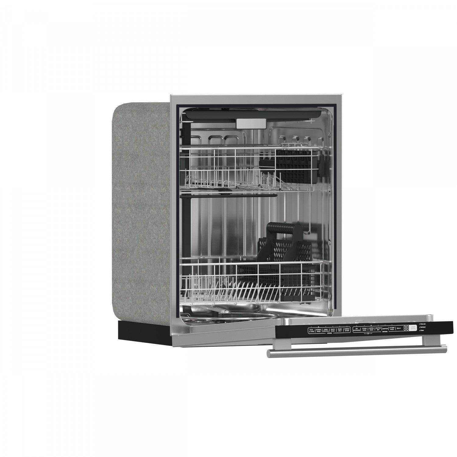 Forno Pozzo Stainless Steel Built-In Top Control Dishwasher (49 dBa) - FDWBI8067-24S
