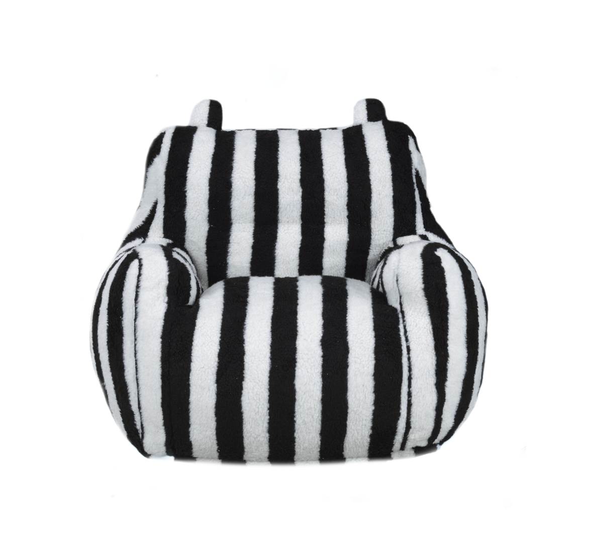 Parker - Kids White & Black All Foam Chair