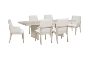 Savona 7-Piece Extendable Dining Set - Antique White