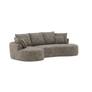 Ibiza All Foam Sectional - Brown