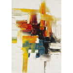 Merinos Diamond 6'6" x 9'5" Area Rug - Abstract