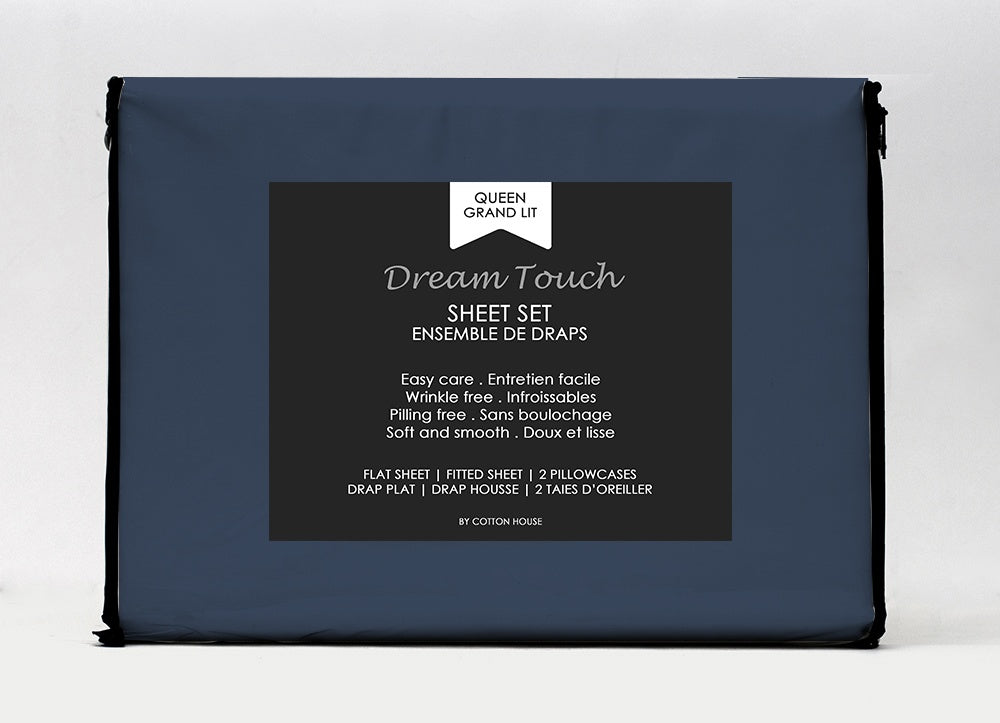 Cotton House Microfibre King Sheet Set - Assorted Colours