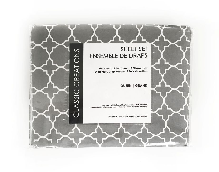 Cotton House Microfibre Twin Sheet Set - Assorted Colours