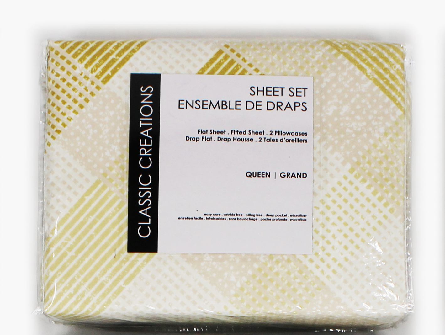 Cotton House Microfibre Twin Sheet Set - Assorted Colours