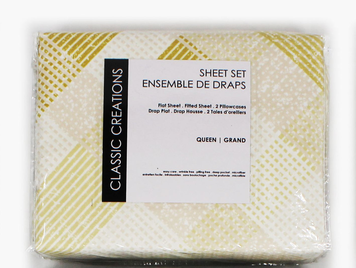 Cotton House Microfibre Full Sheet Set - Assorted Colours