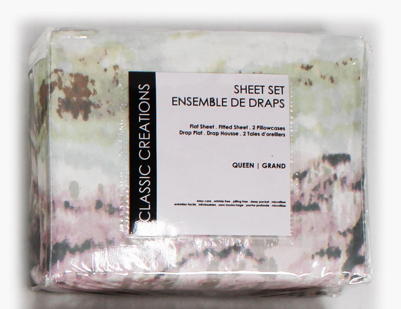 Cotton House Microfibre Queen Sheet Set - Assorted Colours