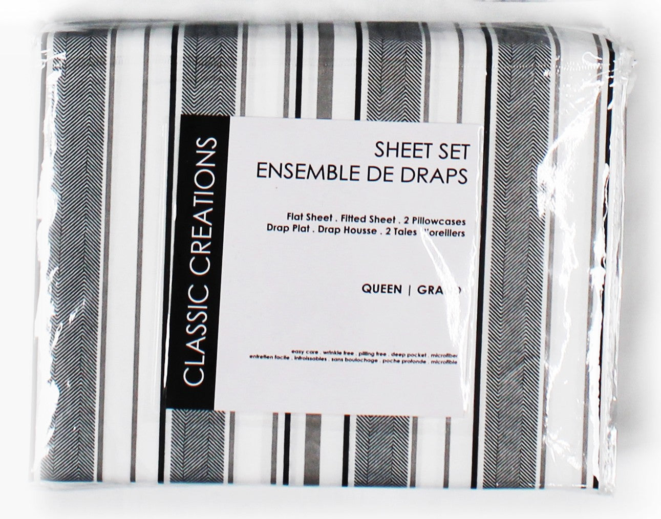 Cotton House Microfibre Queen Sheet Set - Assorted Colours