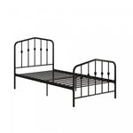 Novogratz Bushwick Metal Platform Twin Bed - Black