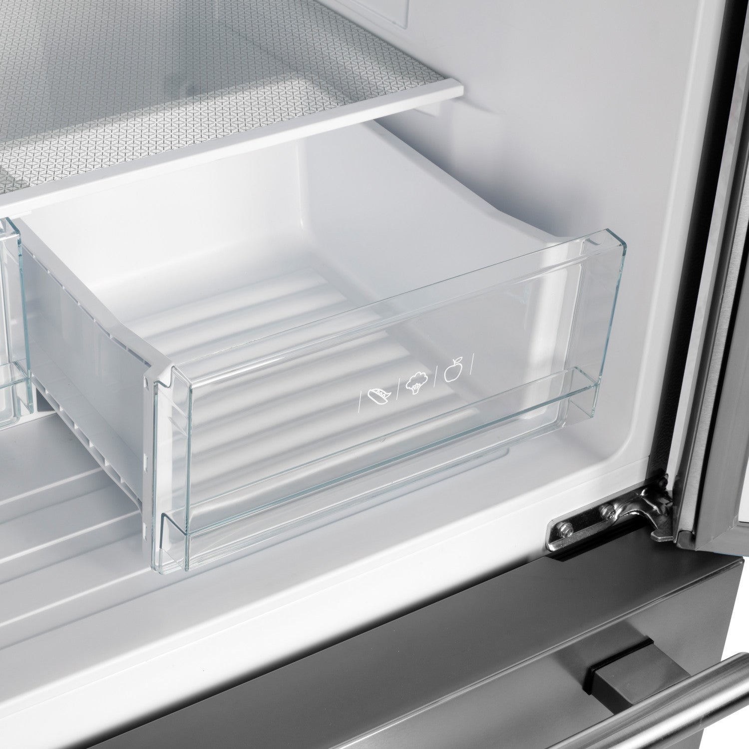 Forno Gallipoli 30" 17.5 Cu.Ft. Stainless Steel French Door Refrigerator - FFFFD1974-35SG