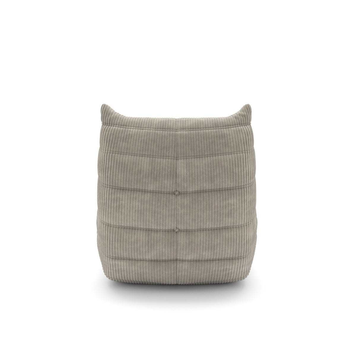 Toby All-Foam Armless Chair - Beige