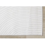Hillary Modern Swirls Area Rug - Cream - 7' X 10'