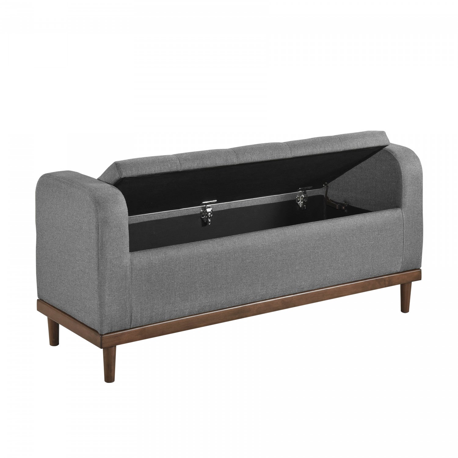 Elayne Ottoman Bench - Grey