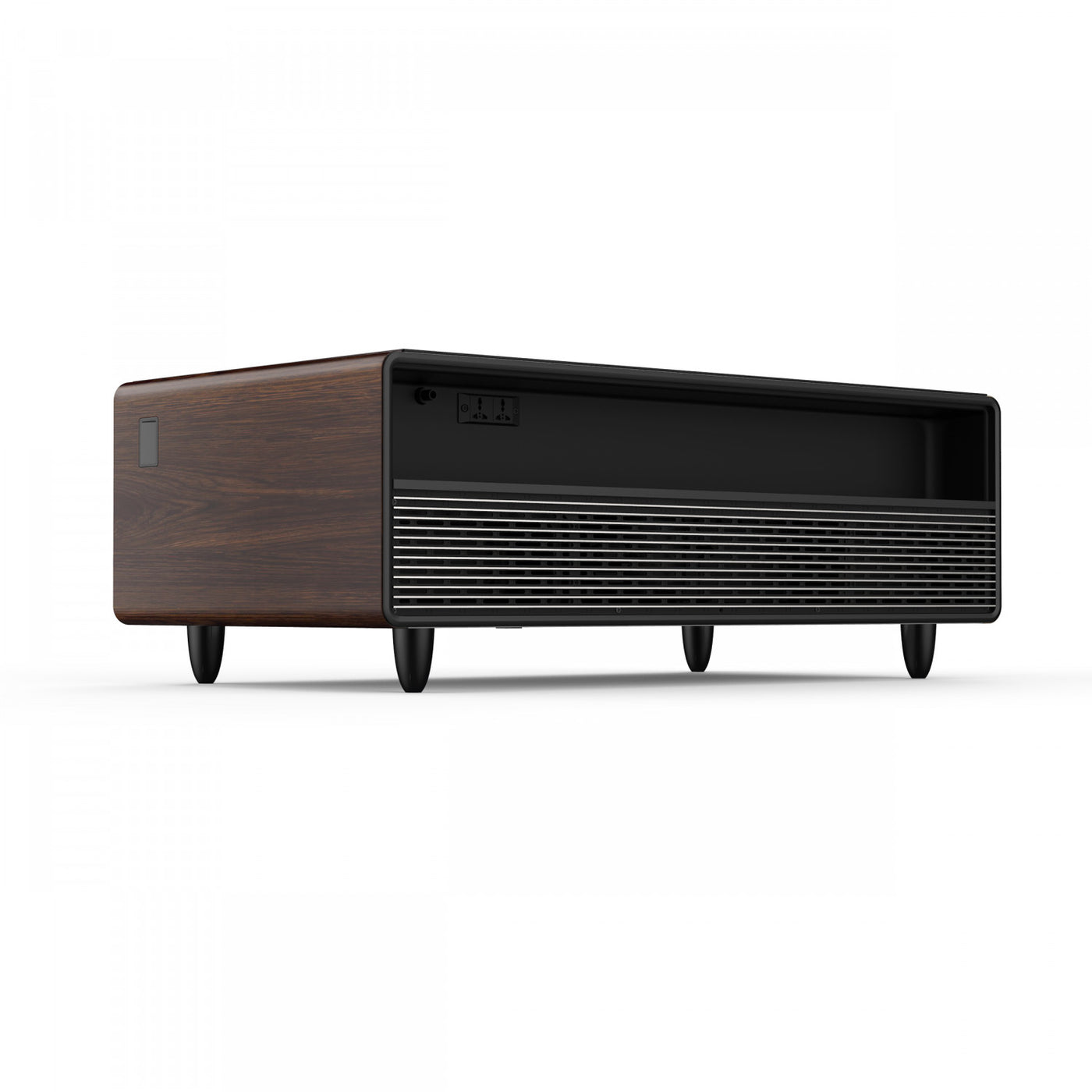 Forno Tavolo Smart Coffee Table With Dual Refrigerator Drawers - Wood - FCTFR7006-51WD