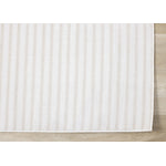 Machine Washable Modern Stripes Area Rug - Cream Beige - 8' X 11'