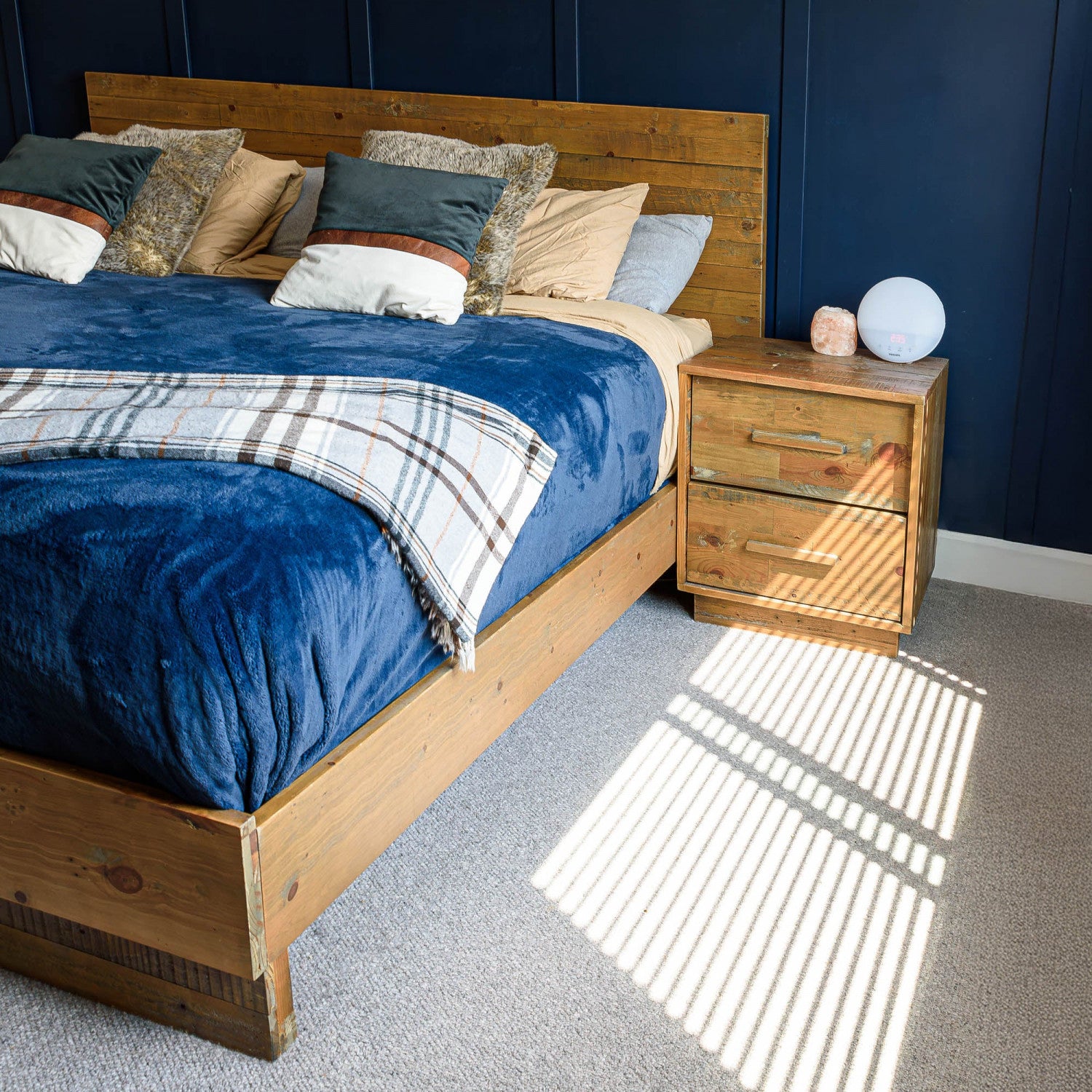 Charnwell Nightstand - Dark Driftwood