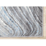 Functional Modern Area Rug - 5' X 8' - Blue/Grey