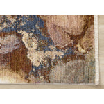 Micah Modern Galaxy Area Rug - Cream Grey Blue - 8' X 11'