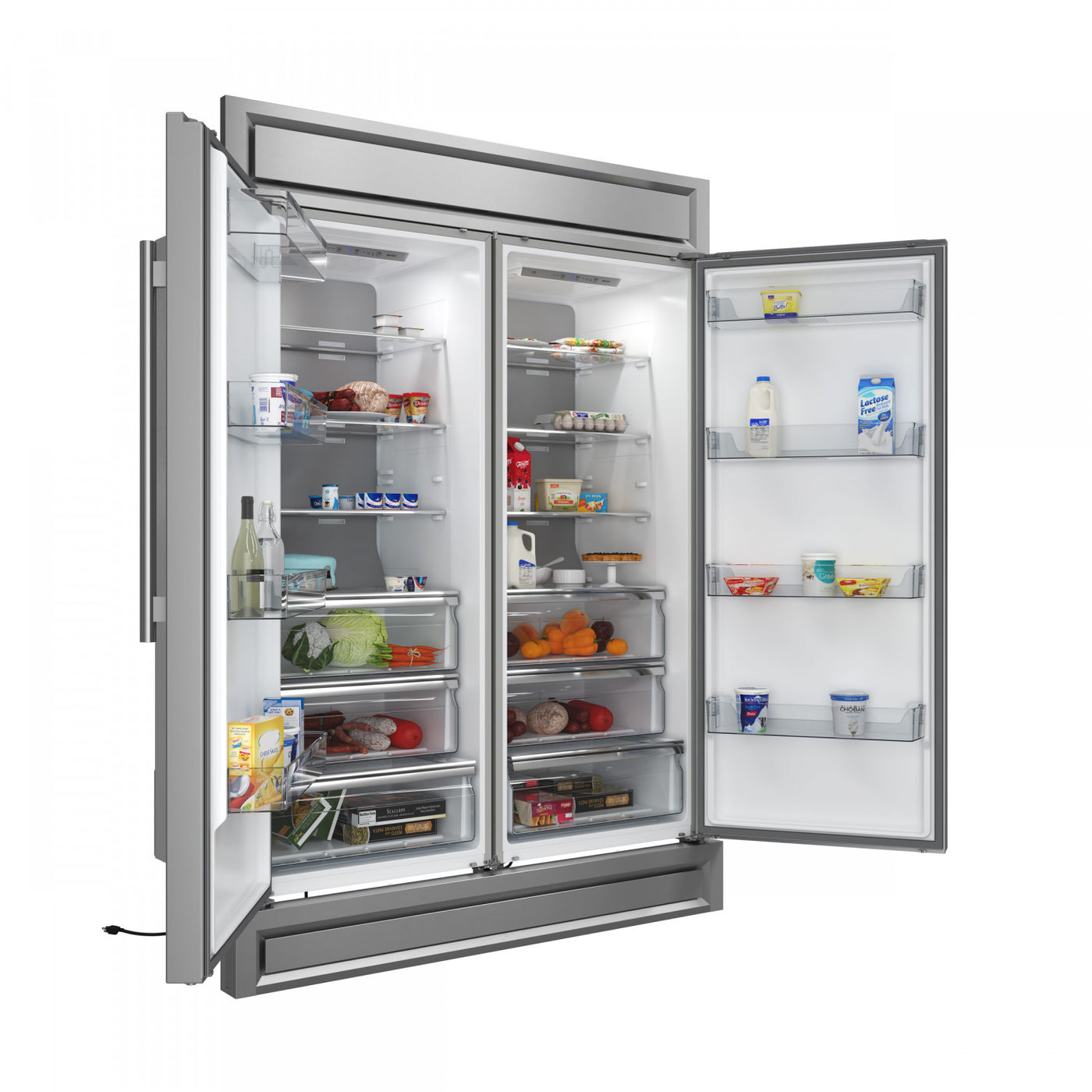 Forno Maderno 56" Stainless Steel 2-piece Built-In Convertible Refrigerator/Freezer (27.2 Cu. Ft.) - FFFFD1722-60S