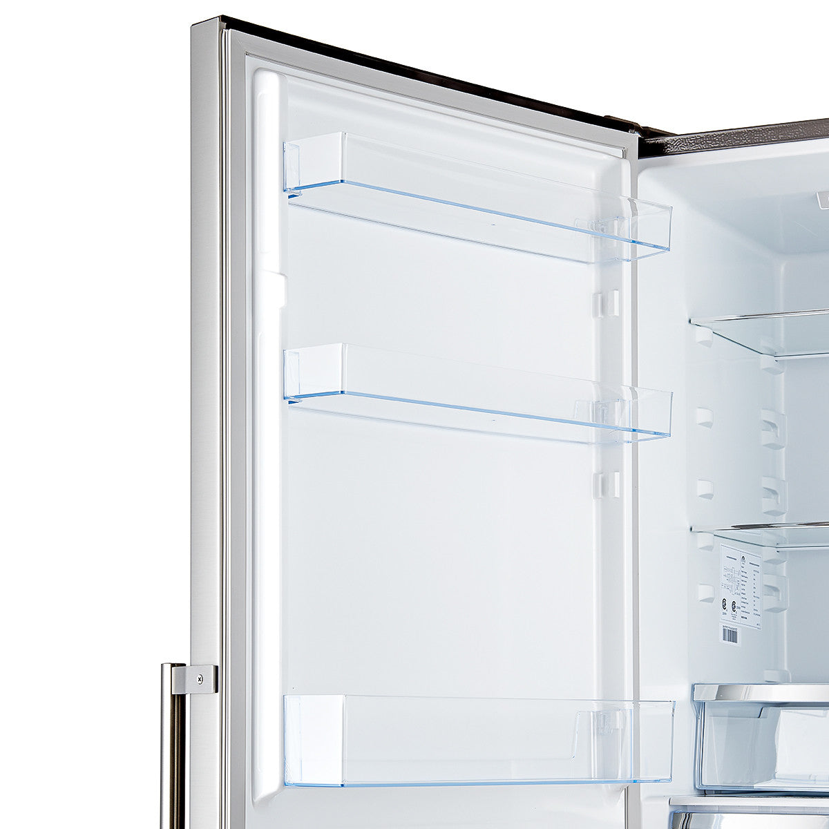 Forno Guardia 23.4" Stainless Steel Bottom Freezer Refrigerator With Left Swing Door (10.8 Cu. Ft.) - FFFFD1778-24LS