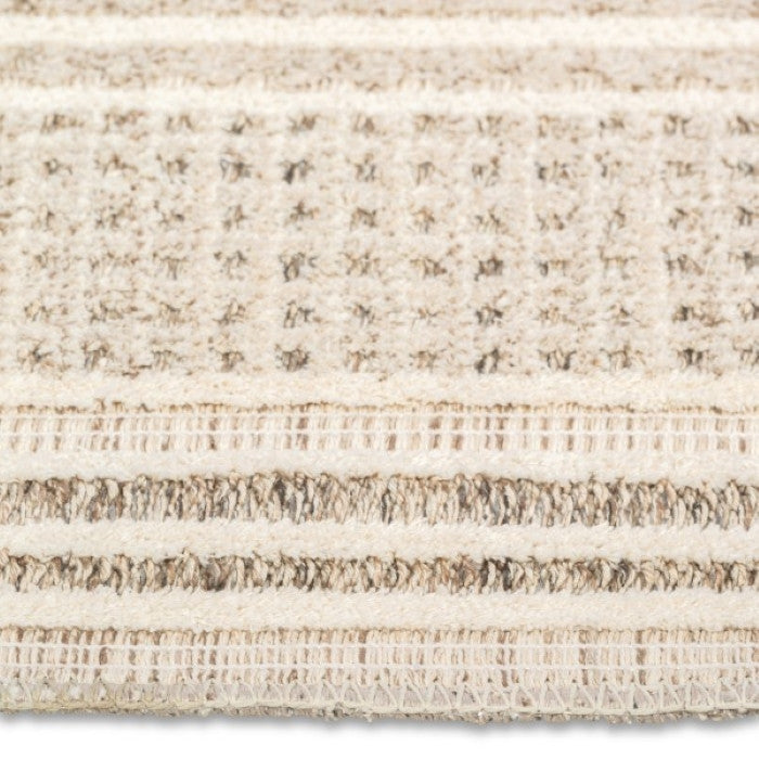 Naturale Bordered Rug - 5' x 8' - Beige