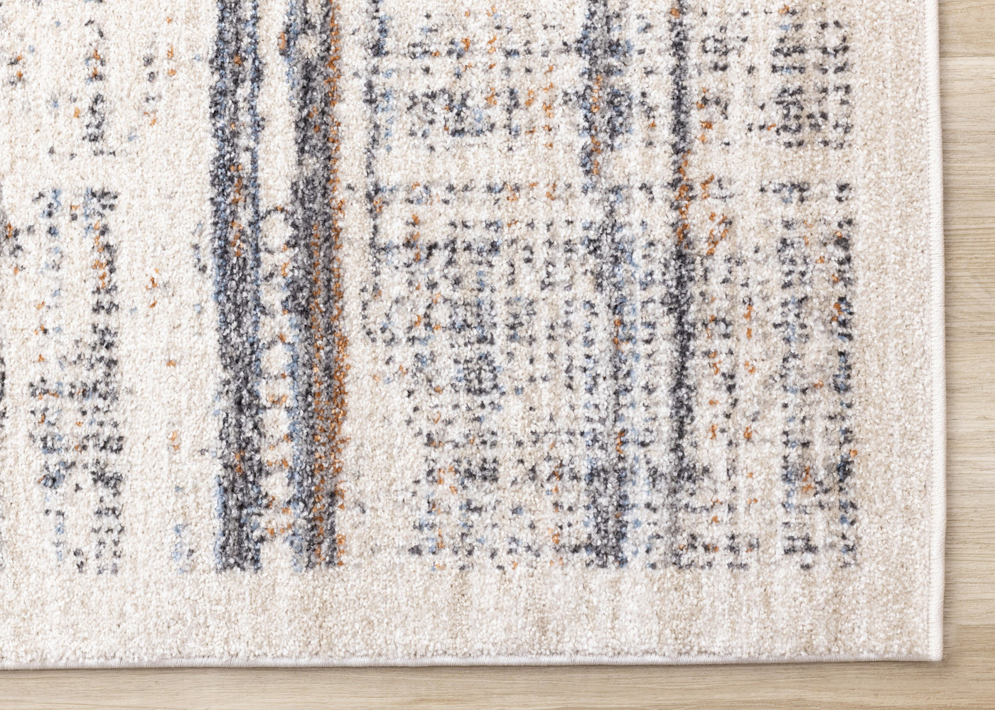 Sadie Casual Contemporary Area Rug - Grey Beige - 8' X 11'