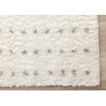 Palmer Casual Contemporary Speckled Area Rug - White Grey - 7' X 10'