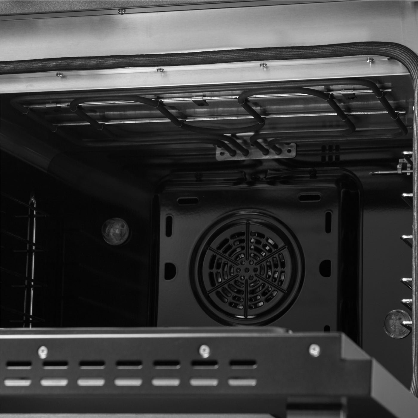 Forno Galiano 48" Black French Door Freestanding Dual Fuel Double Oven Range (6.58 Cu. Ft.) - FFSGS6356-48BLK