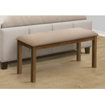Elin Bench - Walnut/Beige