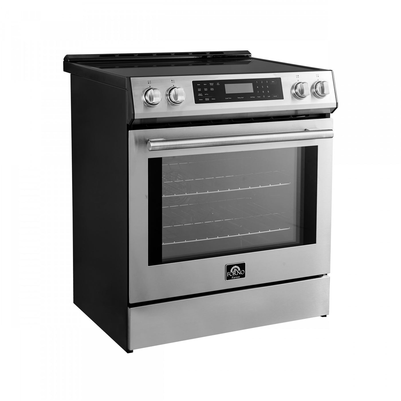 Forno Premium Stainless Steel Kitchen Package with Induction Range and Bottom Freezer Refrigerator - FBDL-008-01CAUS