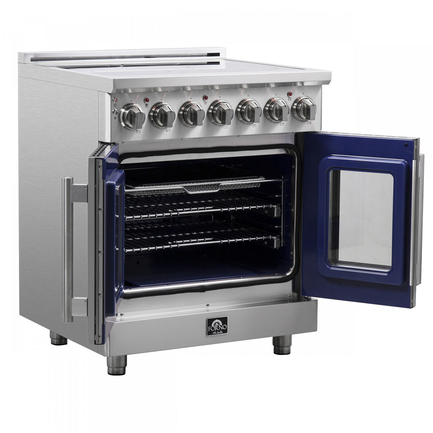 Forno Massimo Stainless Steel Freestanding Electric Range With Air Fryer (4.32 Cu. Ft.) - FFSEL6955-30