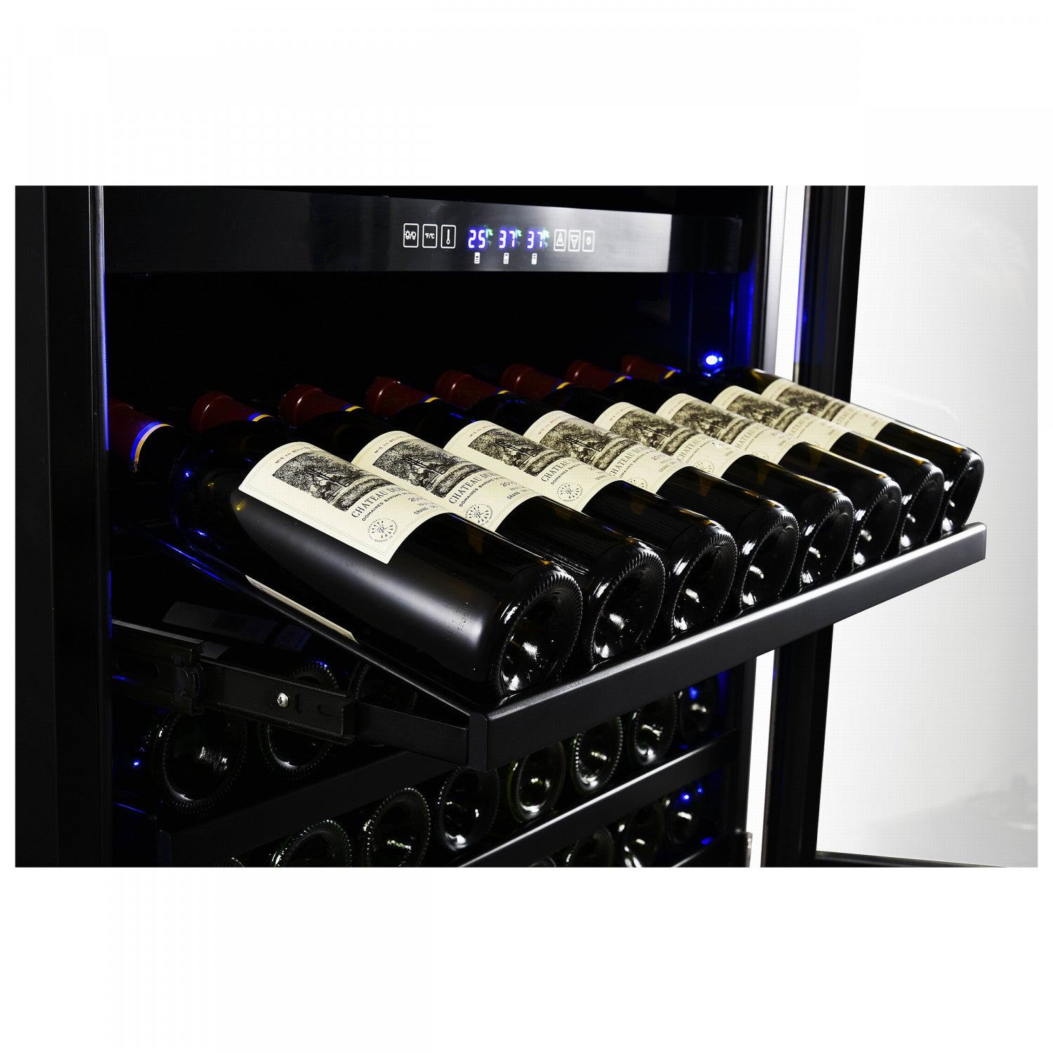 Forno Capraia 30" Stainless Steel 144 Bottle Dual Zone Wine Cooler with Two Beverage Drawers - FWCDR6661-30S