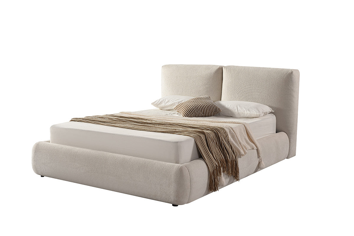 Soleil Queen Bed - Beige