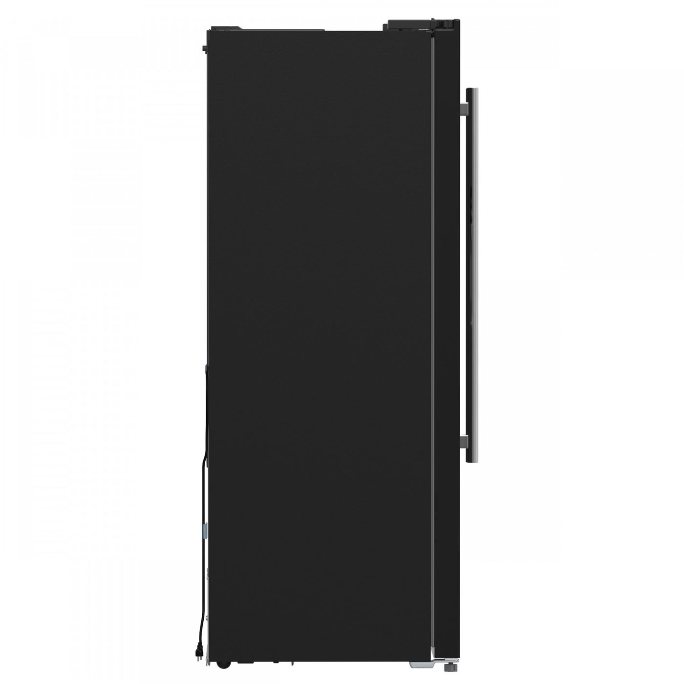 Forno Salerno 36" Black Side-by-side Refrigerator With Ice & Water Dispenser (20 Cu. Ft.) - FFRBI1844-36BLK