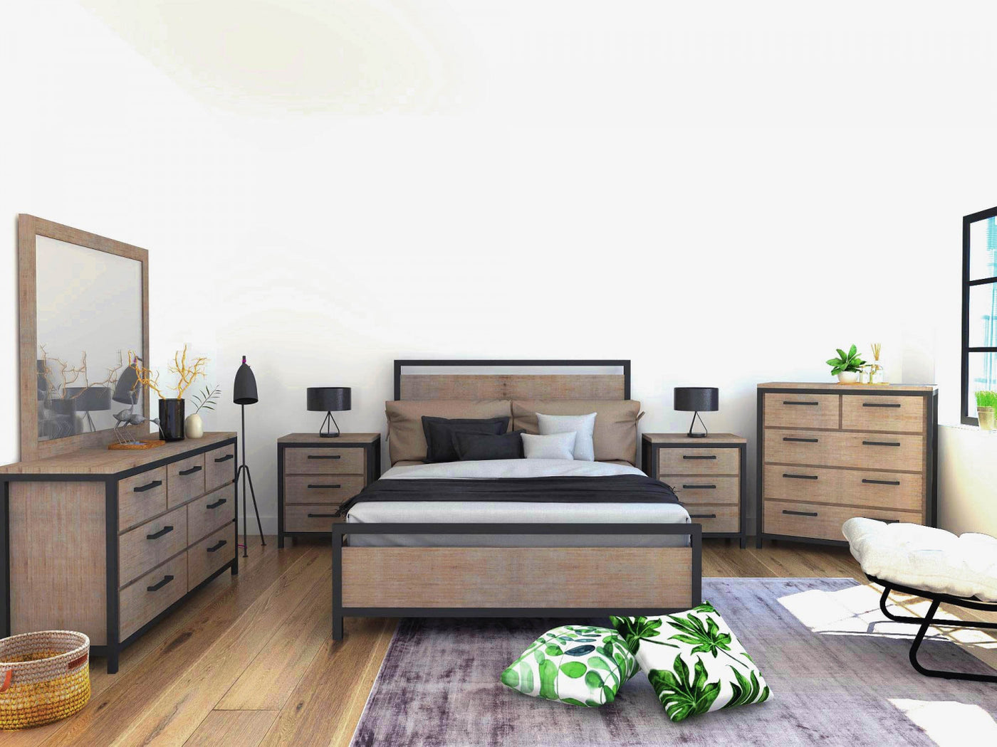 Liora Nightstand - Greige