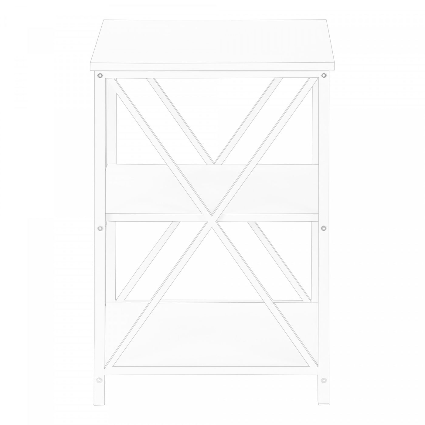 Miren Side Table - White