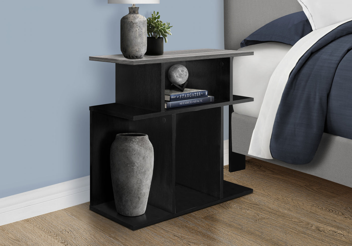 Seville Side Table - Black/Grey