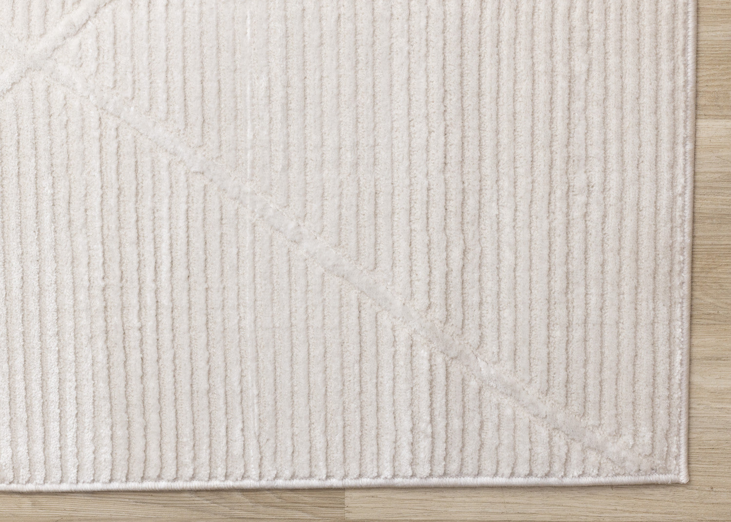 Logan Modern Lines Area Rug - Cream - 8' X 11'