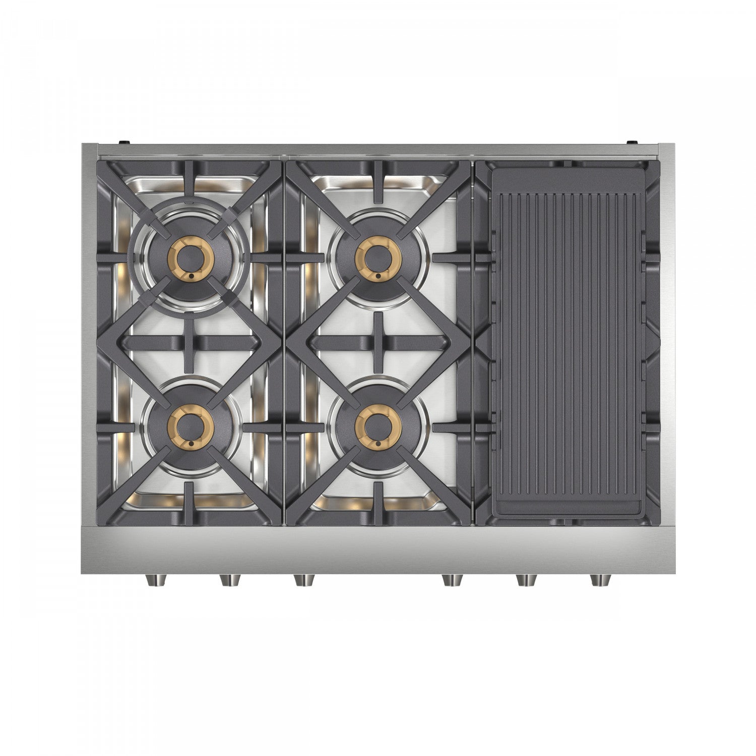 Forno Spezia Stainless Steel 36" Pro-style Gas Cooktop - FCTGS5751-36