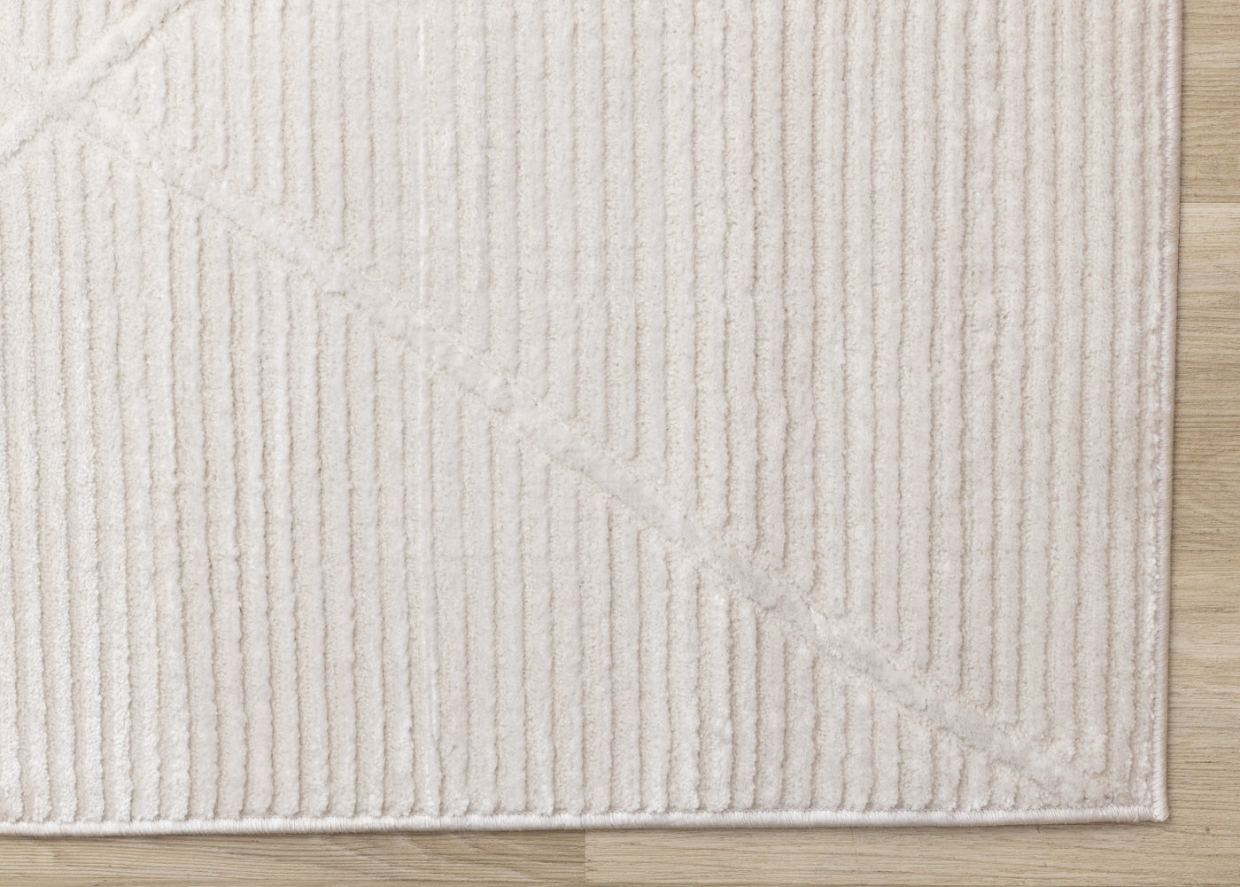 Logan Modern Lines Area Rug - Cream - 5' X 8'