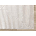 Logan Modern Lines Area Rug - Cream - 5' X 8'