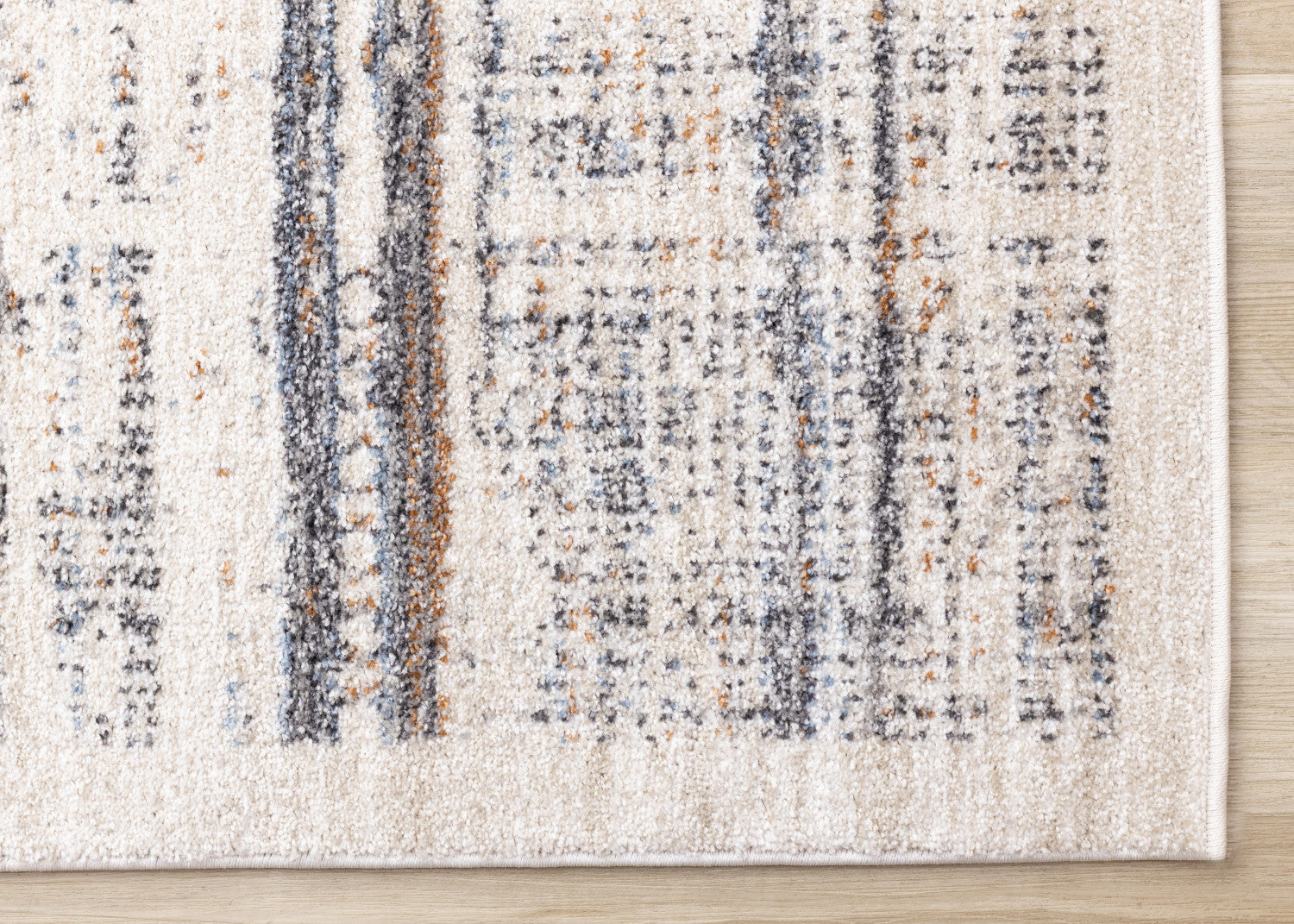Sadie Casual Contemporary Area Rug - 5' X 8' - Grey/Beige