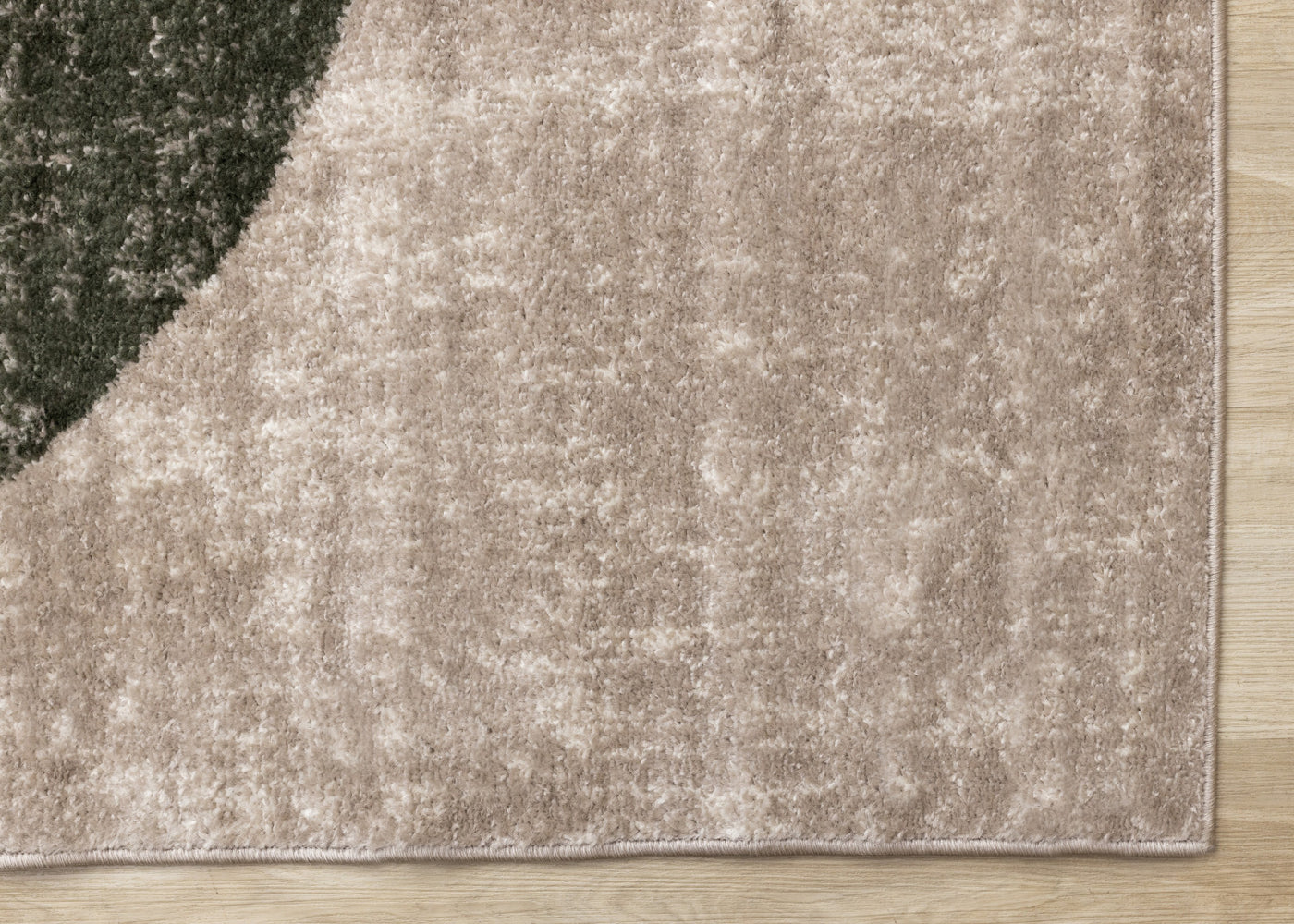 Maui Modern Geometric Area Rug - Grey Green Yellow - 5' X 8'