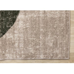 Maui Modern Geometric Area Rug - Grey Green Yellow - 5' X 8'