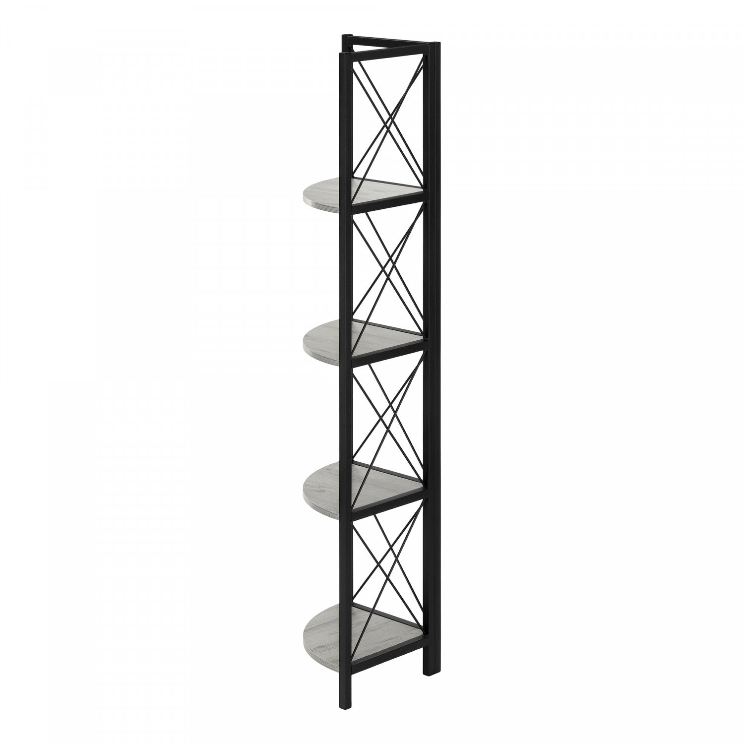 Zeva Bookcase - Grey