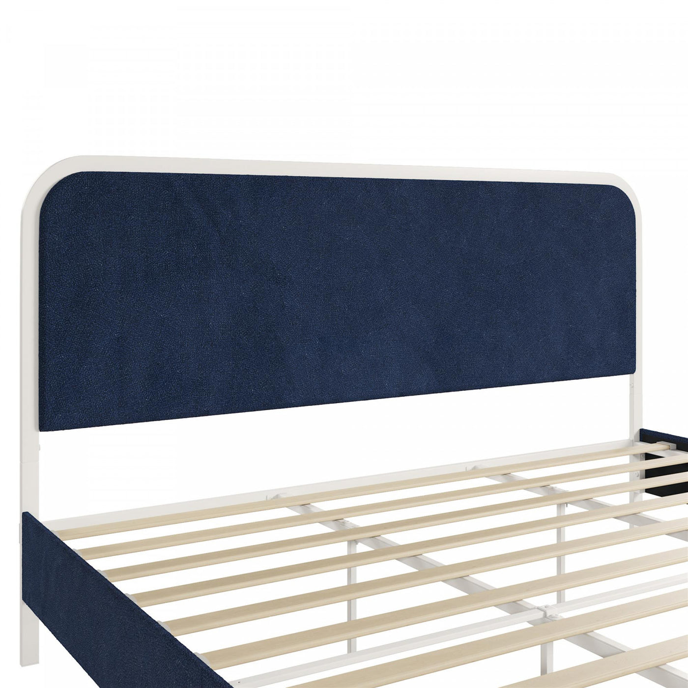 Novogratz Tallulah Upholstered King Platform Bed - Navy