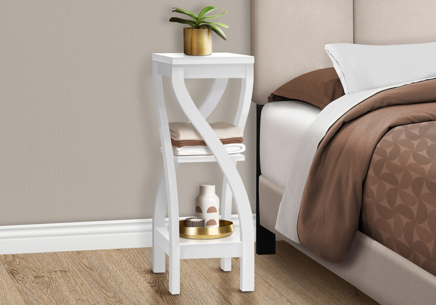 Thira Side Table - White