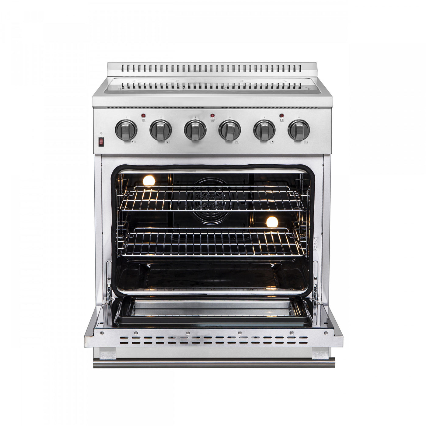 Forno Galiano 30" Stainless Steel Freestanding Electric Range With True Convection And Air Fry (4.32 Cu. Ft.) - FFSEL6083-30