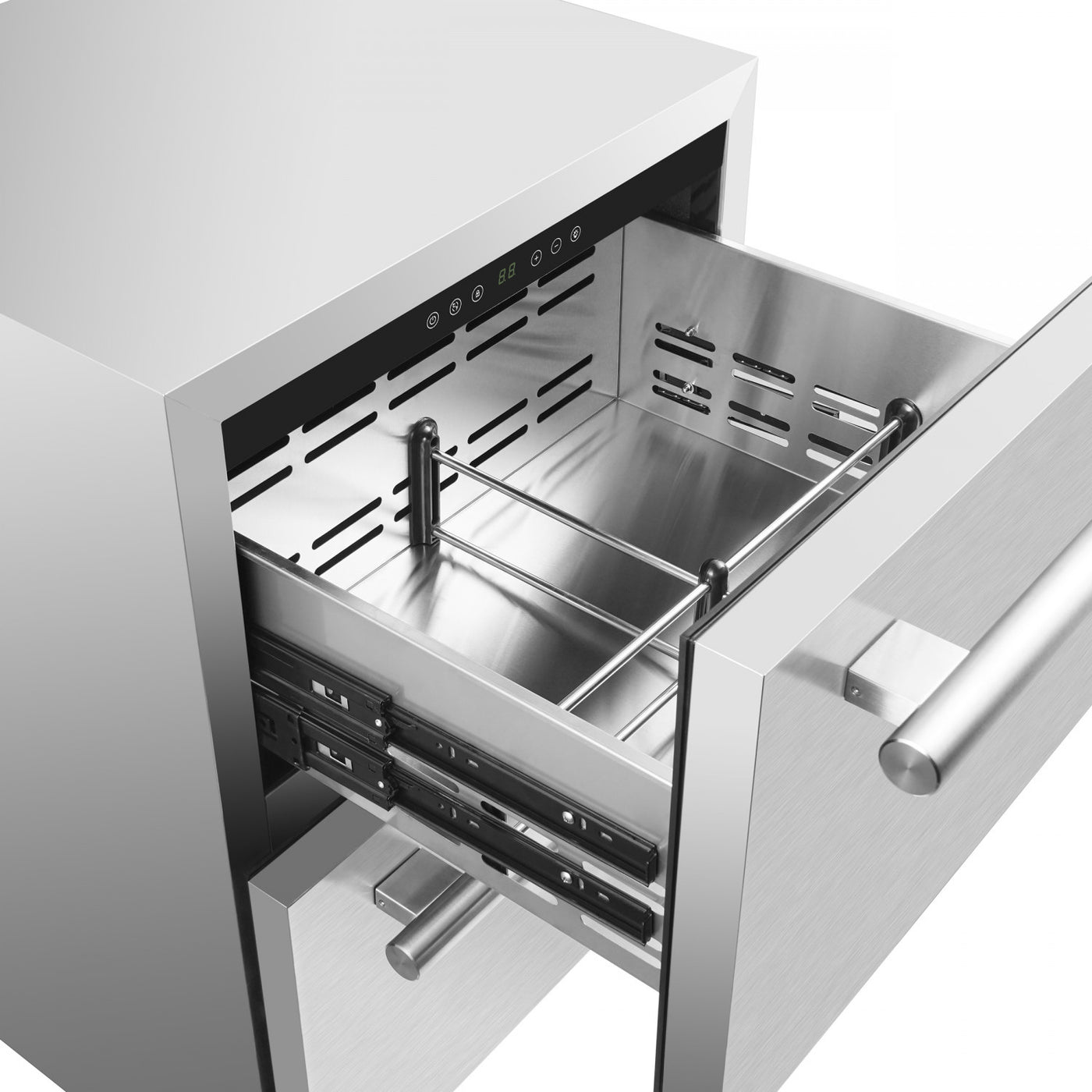 Forno Como Stainless Steel 24" Undercounter Indoor/Outdoor Drawer Refrigerator (4.87 Cu. Ft.) - FDROD1611-24S