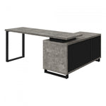 Runo Desk - Concrete Grey