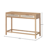 Nurelle Console Table - Natural